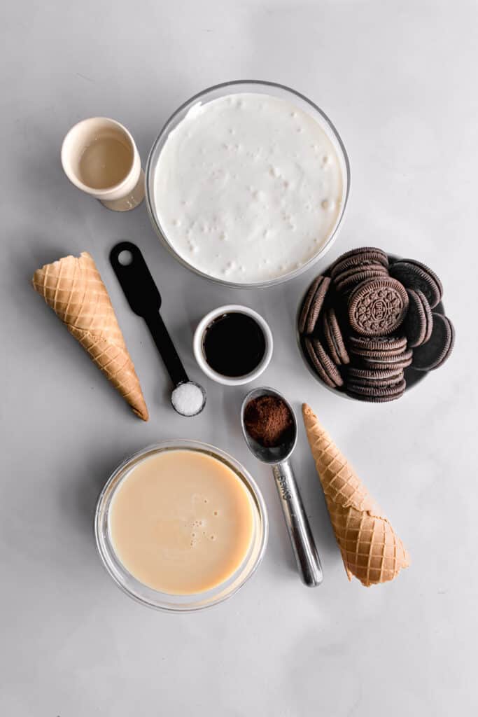 No Churn Coffee Oreo Ice Cream - ThatBakeBlog