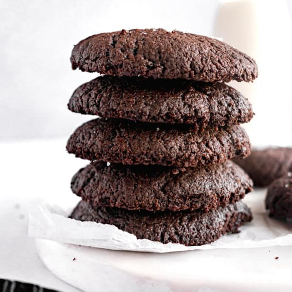 Fudgy Espresso Brownie Cookies - ThatBakeBlog