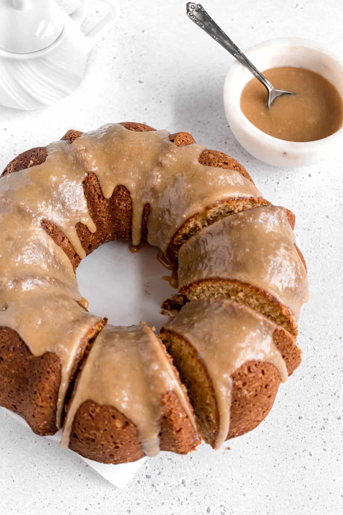 One-Bowl Apple-Spice Bundt Cake with Butterscotch Glaze Recipe -  BettyCrocker.com