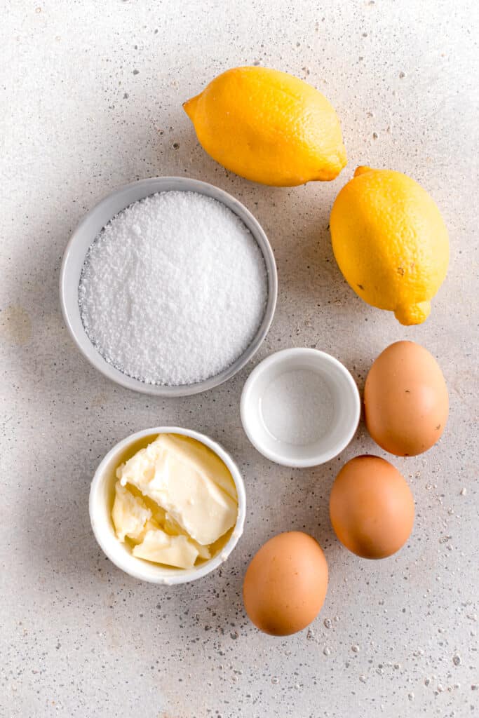 lemon curd ingredients